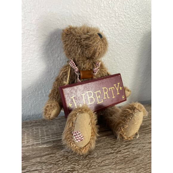 Boyds Bears Liberty Plush Bear 2009 Patriotic Enesco LTD Edition 8" w/ Tag USA - Picture 3 of 12